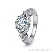 السعر 10K Oval Moissanite Ring Gold